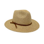 Mujer con Sombrero Mesina Tan, protección UPF50+”