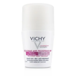 Imagen del Antitranspirante para Piel Sensible Vichy de 50ml, ideal para el control del sudor y el mal olor con protección de 48 horas y fórmula sin perfume.